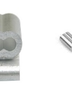 Aluminium ferrule 1/16